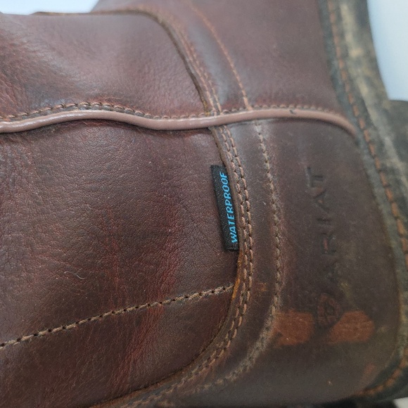 Ariat Mens Brown Waterproof Work Boots. Size 12EE - Picture 5 of 13